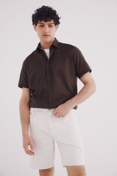 HOMBRE TEJIDO PANTALON CORTO 