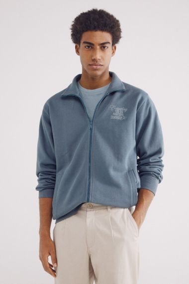 Sudadera camionero abierta