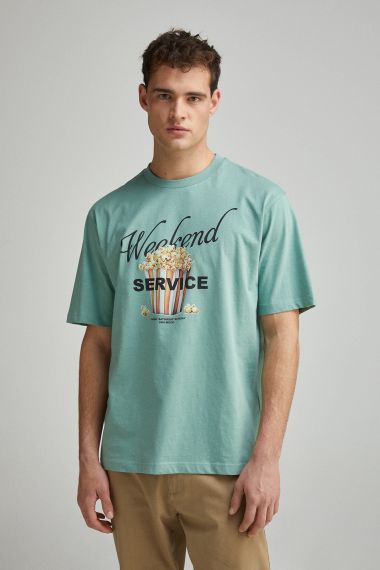 HOMBRE PUNTO CAMISETA 