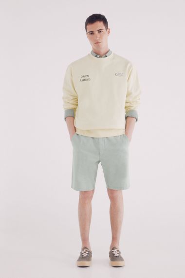 HOMBRE TEJIDO PANTALON CORTO 