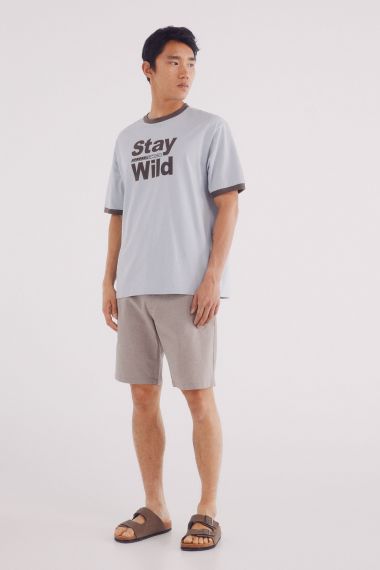 HOMBRE TEJIDO PANTALON CORTO 