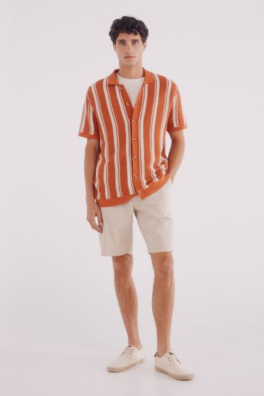 HOMBRE TEJIDO PANTALON CORTO 