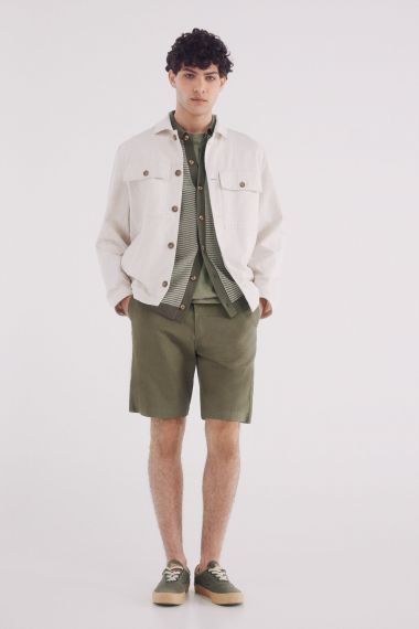 HOMBRE TEJIDO PANTALON CORTO 