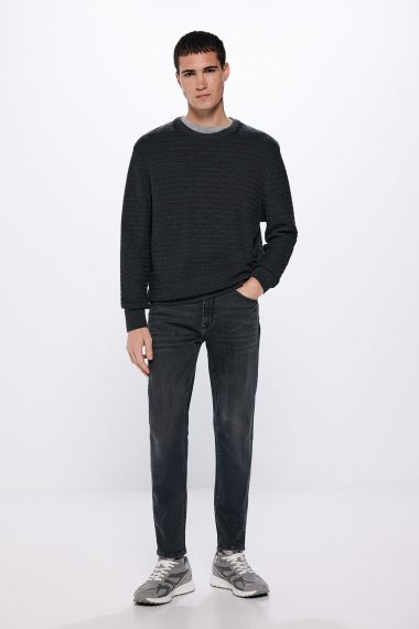 Jeans gris oscuro skinny fit