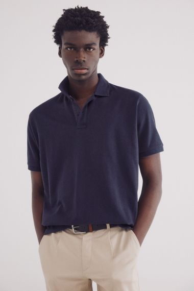 Polo estructura regular fit