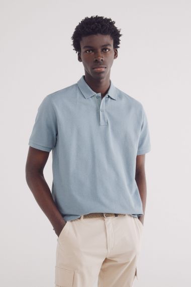 Polo estructura regular fit
