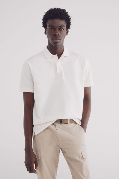 Polo estructura regular fit