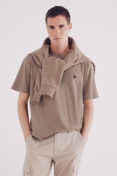 Camiseta básica cuello redondo