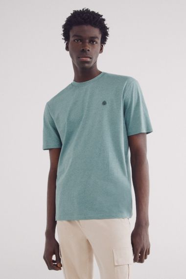 Camiseta melange básica