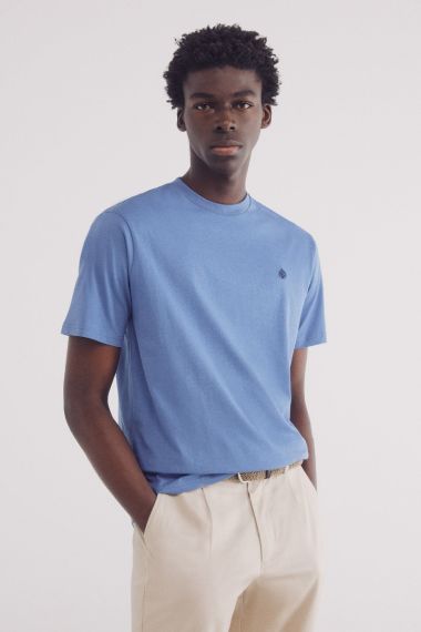 Camiseta básica cuello redondo