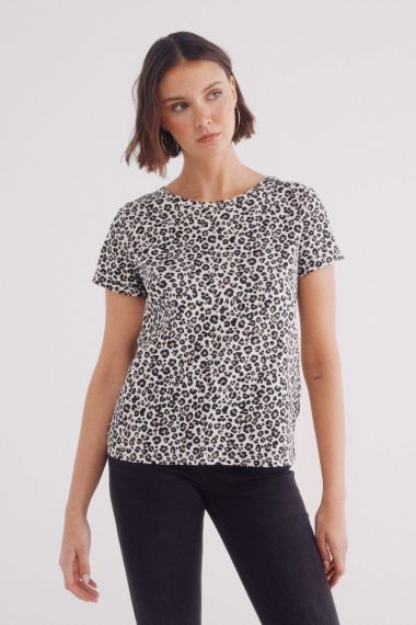 Camiseta estampado animal