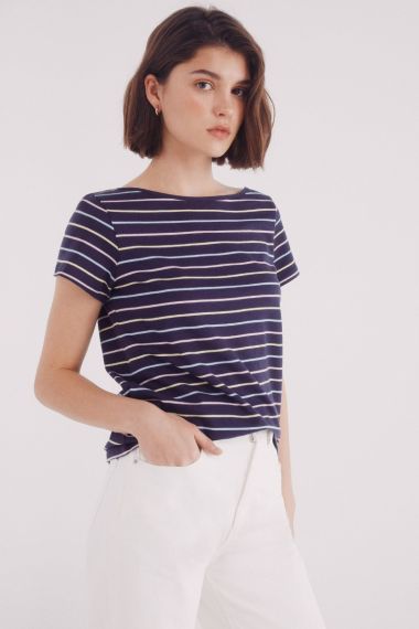 MUJER PUNTO CAMISETA 