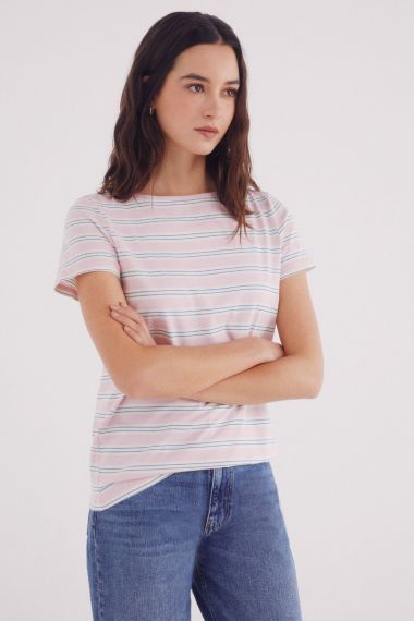 MUJER PUNTO CAMISETA 