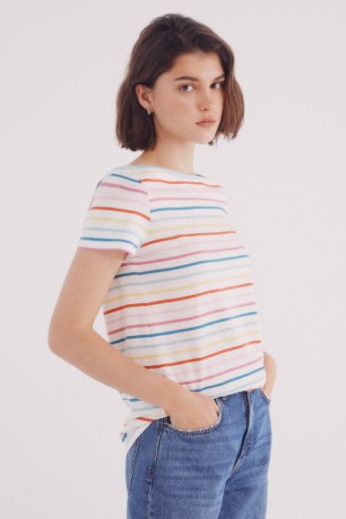 MUJER PUNTO CAMISETA 
