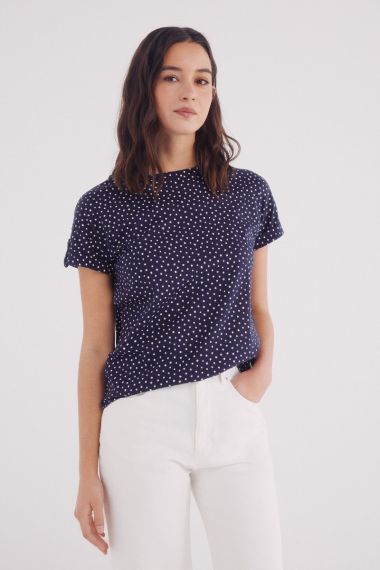 MUJER PUNTO CAMISETA 
