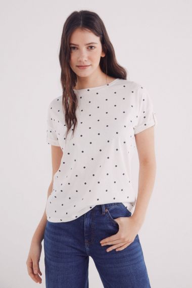 MUJER PUNTO CAMISETA 