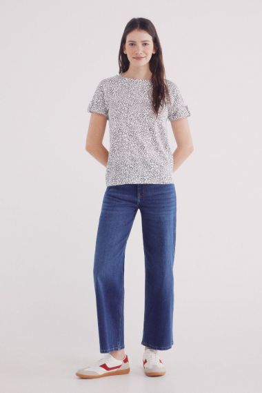MUJER PUNTO CAMISETA 