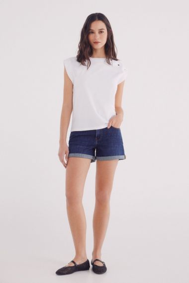 MUJER PUNTO CAMISETA 