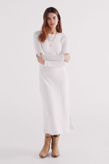 Vestido midi estructura