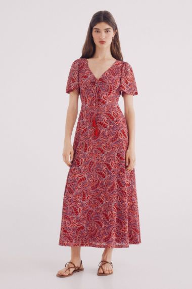 MUJER PUNTO VESTIDO 