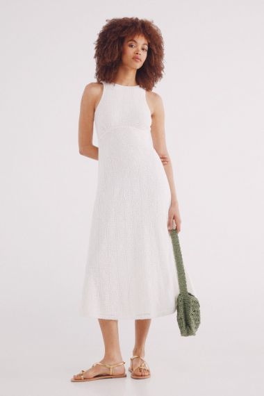 MUJER PUNTO VESTIDO 