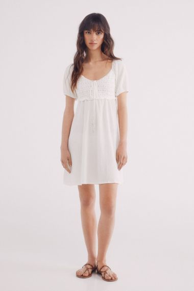 MUJER PUNTO VESTIDO 