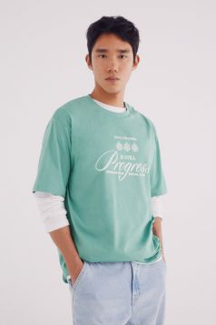 HOMBRE PUNTO CAMISETA 