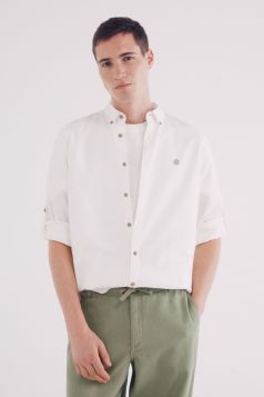 HOMBRE TEJIDO CAMISA 