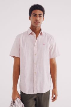 HOMBRE TEJIDO CAMISA 