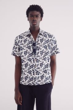 HOMBRE TEJIDO CAMISA 