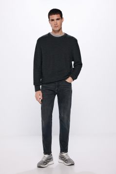 Jeans gris oscuro skinny fit