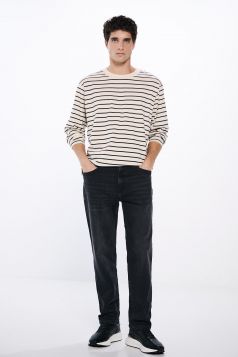 Jeans straight fit negros