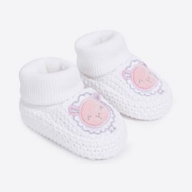 Pantufla de niña oveja blanca