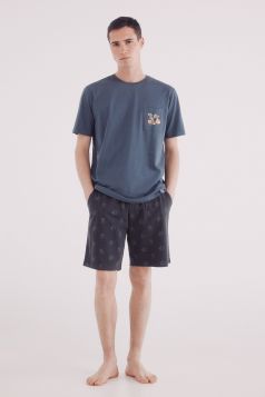 HOMBRE PUNTO PIJAMA 