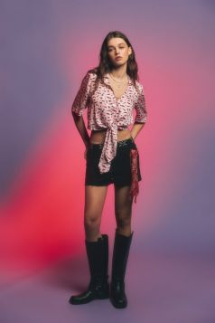 MUJER TEJIDO SHORTS 