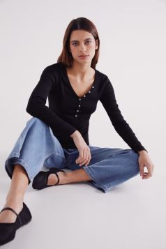 MUJER PUNTO CAMISETA 