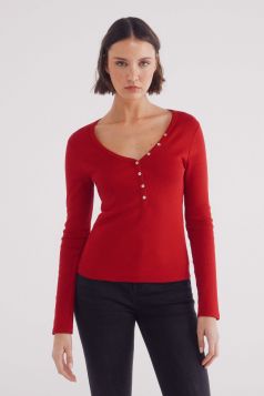 MUJER PUNTO CAMISETA 