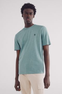 Camiseta melange básica