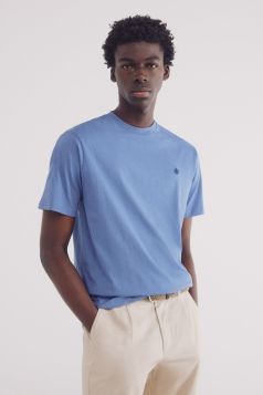 Camiseta básica cuello redondo