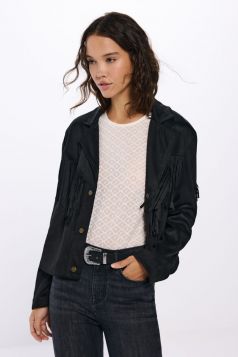 Chaqueta flecos