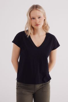 MUJER PUNTO CAMISETA 
