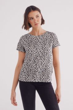 Camiseta estampado animal