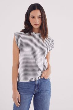 MUJER PUNTO CAMISETA 