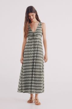 MUJER PUNTO VESTIDO 