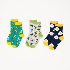 3 PACK CALCETÍN EN CAJA NIÑO MIX DE COLORES Y DISEÑO